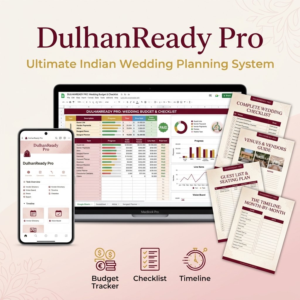 DulhanReady Pro — Complete Wedding Planning System
